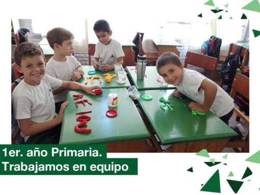 2018: 1er. año Primaria trabajó en equipo