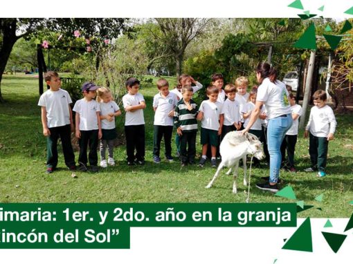 2018: 1er. y 2do. año Primaria en la Granja “Rincón del Sol”