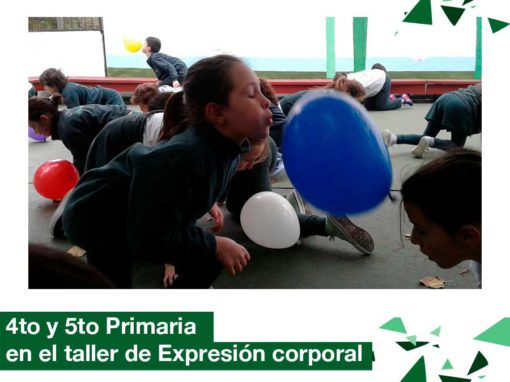 2018: 4to. y 5to. de Primaria en el Taller de Expresión Corporal
