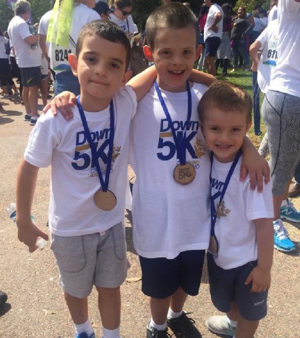 Con amigos en la 5K