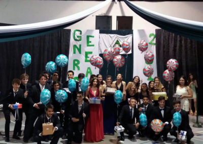 Ceremonia de graduación de 6to año de Secundaria