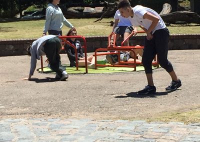 Secundaria: Los alumnos de 2do compartieron una mañana en la Plaza Fabini