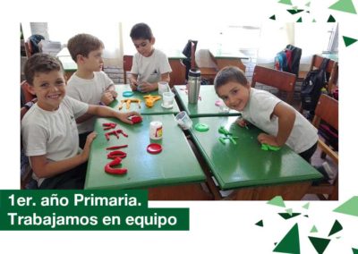 2018: 1er. año Primaria trabajó en equipo