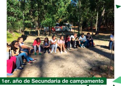 2018: 1er. año de secundaria de campamento