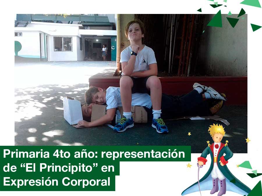 2018 4to. año Primaria en Expresión Corporal representan «El Principito»