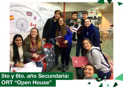 2018: 5to. y 6to. de bachillerato: ORT «Open House»