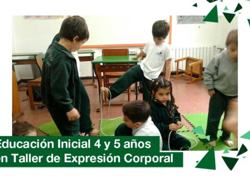 2018: Educación Inicial 4 y 5 años en Taller de Expresión Corporal