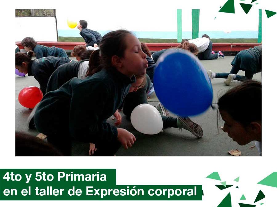 2018: 4to. y 5to. de Primaria en el Taller de Expresión Corporal