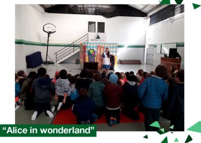 2018: Educación Inicial, 1er. y 2do. año, «Alice in the wonderland»