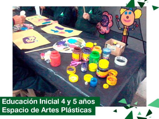 2018: Educación Inicial 4 y 5 años en el Espacio de Artes Plásticas