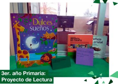 2018: proyecto de lectura de 3er. año de Primaria