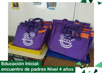 2018: Educación Inicial, encuentro de padres Nivel 4 años