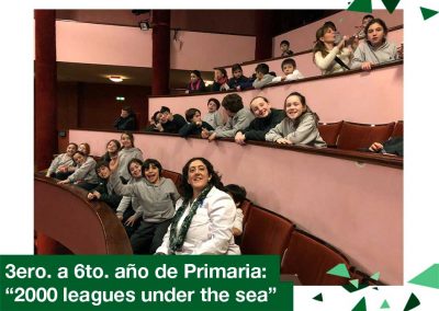 2018: 3ro. a 6to. año de Primaria «2000 leagues under the sea»