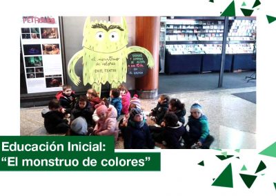 2018: Educación Inicial al Teatro. «El monstruo de colores»