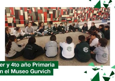 3er y 4to año Primaria en el Museo Gurvich