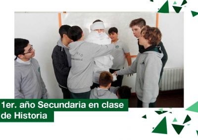 1er año de Secundaria en clase de Historia