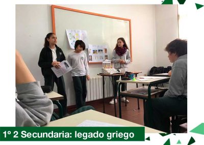 2018: 1ro 2 Secundaria, legado griego