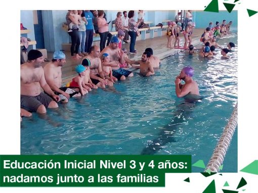 2018: Educación Inicial Nivel 3 y 4 años en natación