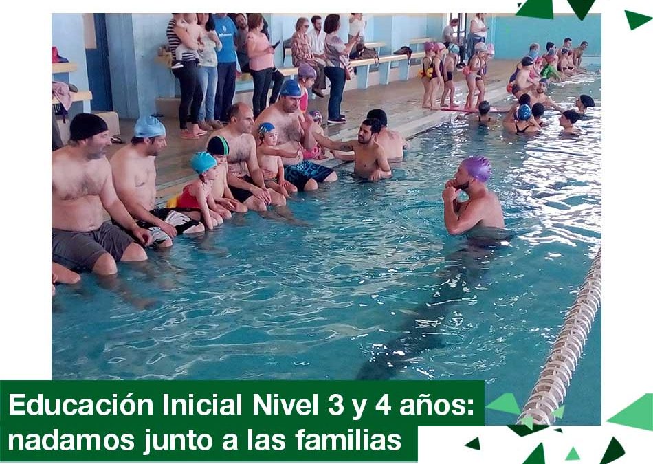 2018: Educación Inicial Nivel 3 y 4 años en natación