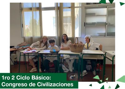 2018: 1ro 2 Ciclo Básico: Congreso de civilizaciones