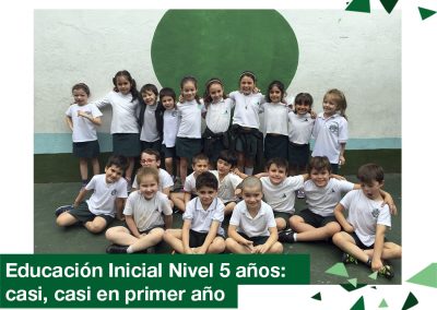 2018: casi casi en primer año (Educación Inical 5 años)