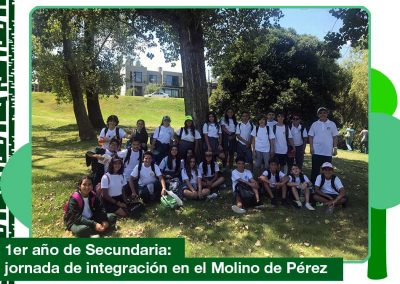 2019 Secundaria: 1er año jornada de integración