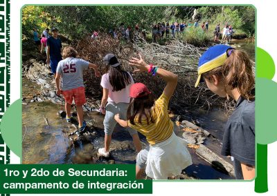 2019: 1ro y 2do de Secundaria tuvieron su campamento de integración en Santa Lucía del Este.