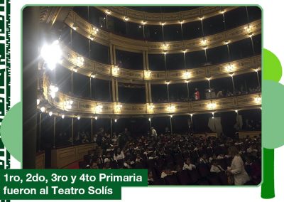 2019: 1ro, 2do, 3ro y 4to de Primaria en el Teatro Solís