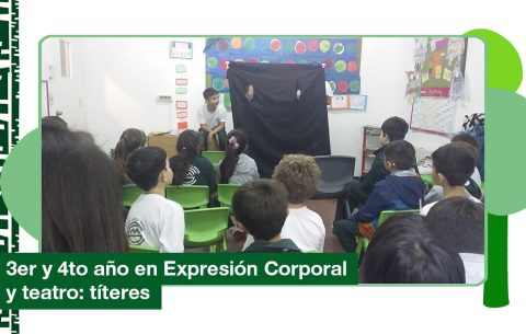 2019: títeres en Expresión Corporal y Teatro (3ro y 4to Primaria)