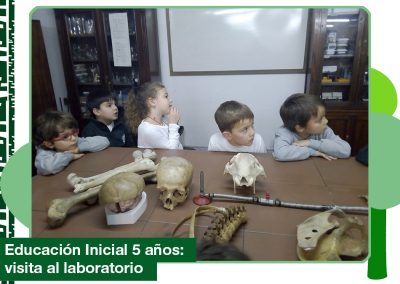 2019: Educación Inicial Nivel 5 años visitó el laboratorio