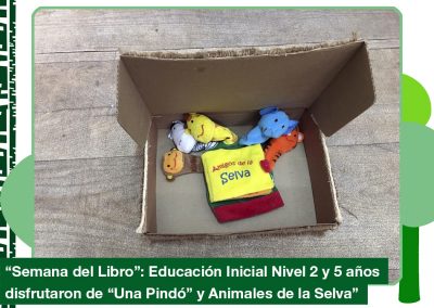 2019. Semana del Libro: Nivel 2 y 5 años intercambiaron maestras.