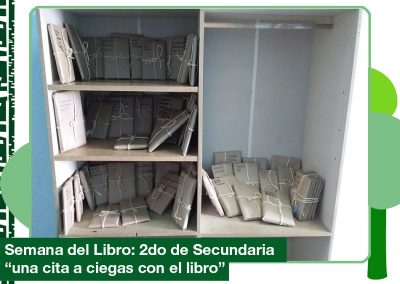 2019: Semana del libro «una cita a ciegas con el libro»