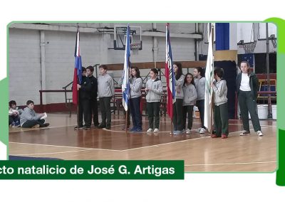 2019: Acto conmemorativo del natalicio de José Artigas.