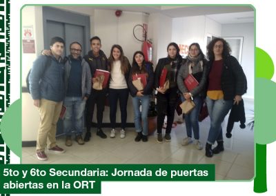 2019: 5to y 6to Secundaria concurrieron a la ORT