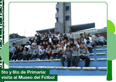 2019: 5to y 6to año de Primaria visitaron el Museo del fútbol.