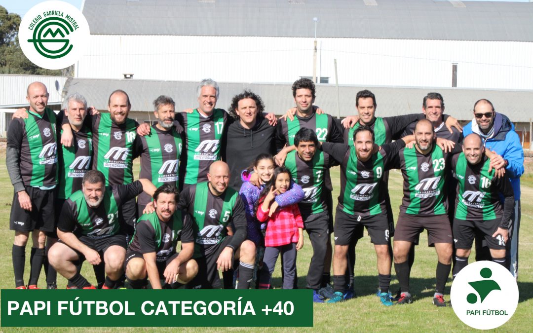 Papi fútbol categoría +40: campeones del Torneo Apertura