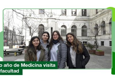 2019: 6to año de Medicina visita la facultad