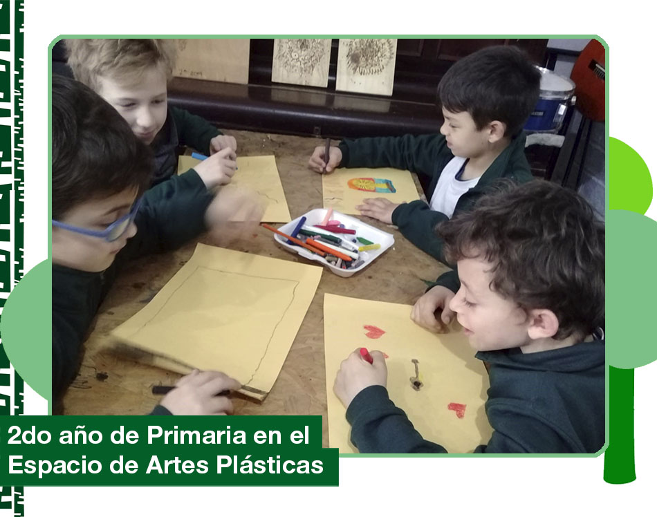 2019: 2do año de Primaria en Espacio de Artes Plásticas.