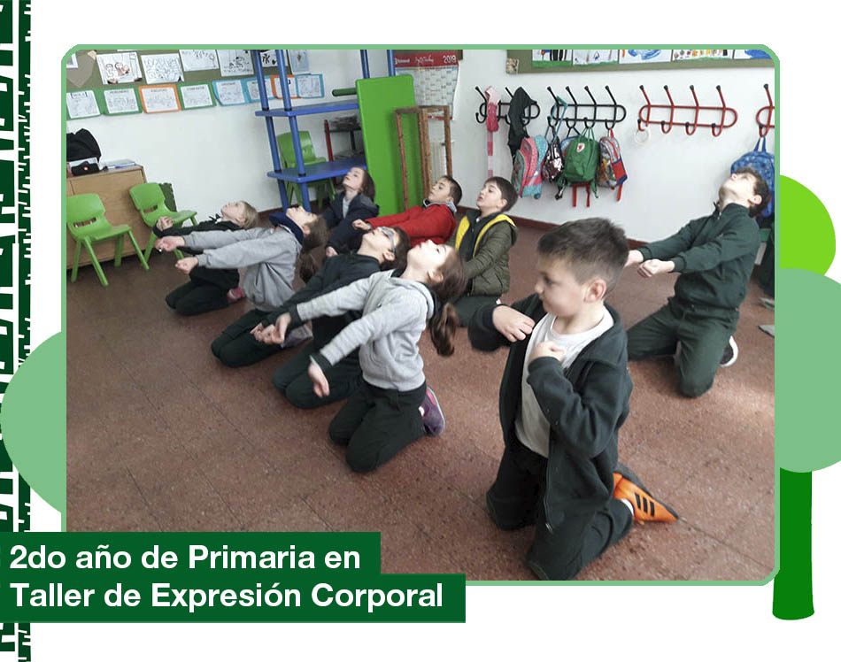 2019: 2do año de Primaria en el taller de Expresión Corporal.