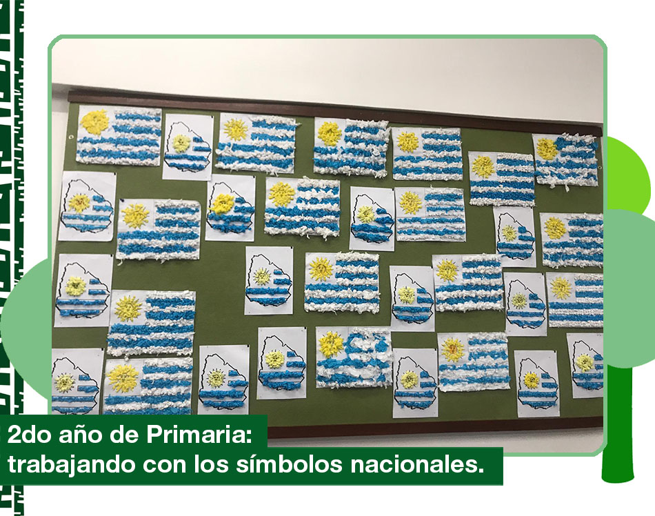 2019: Trabajando con los símbolos nacionales.