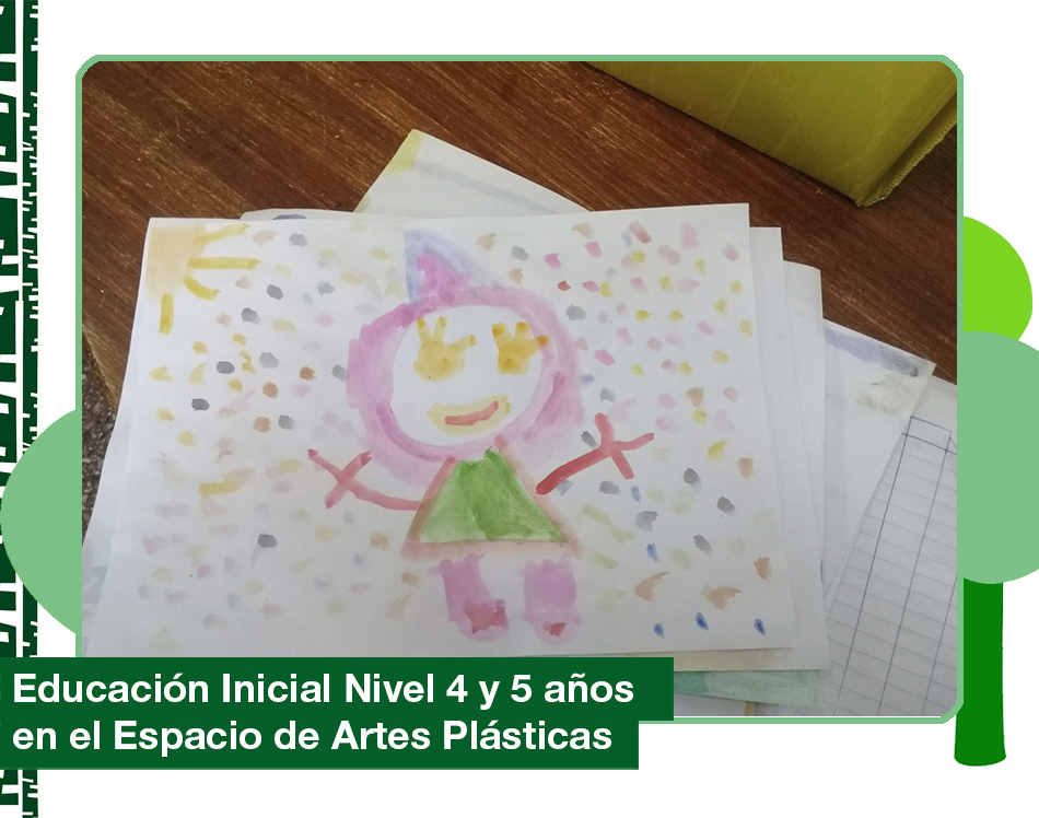 2019: Nivel 4 y 5 años en el Espacio de Artes Plásticas.