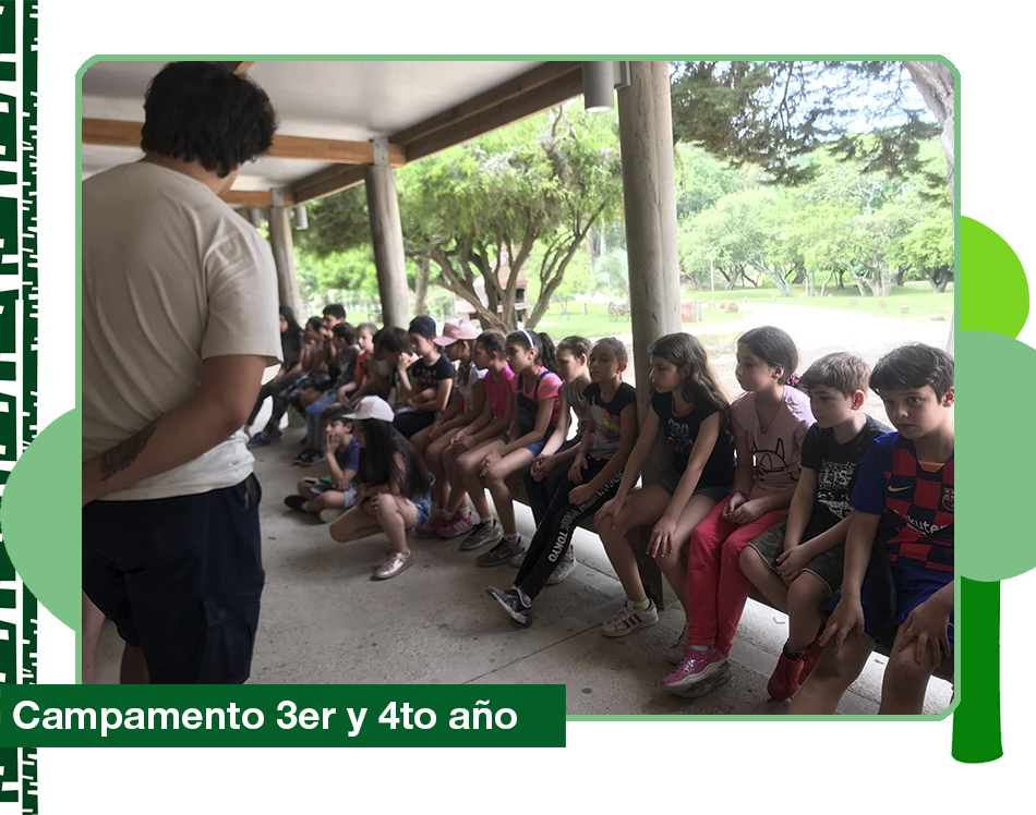 2019: Campamento de 3er y 4to año de Primaria