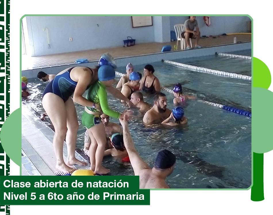 2019: Clases abiertas de natación.