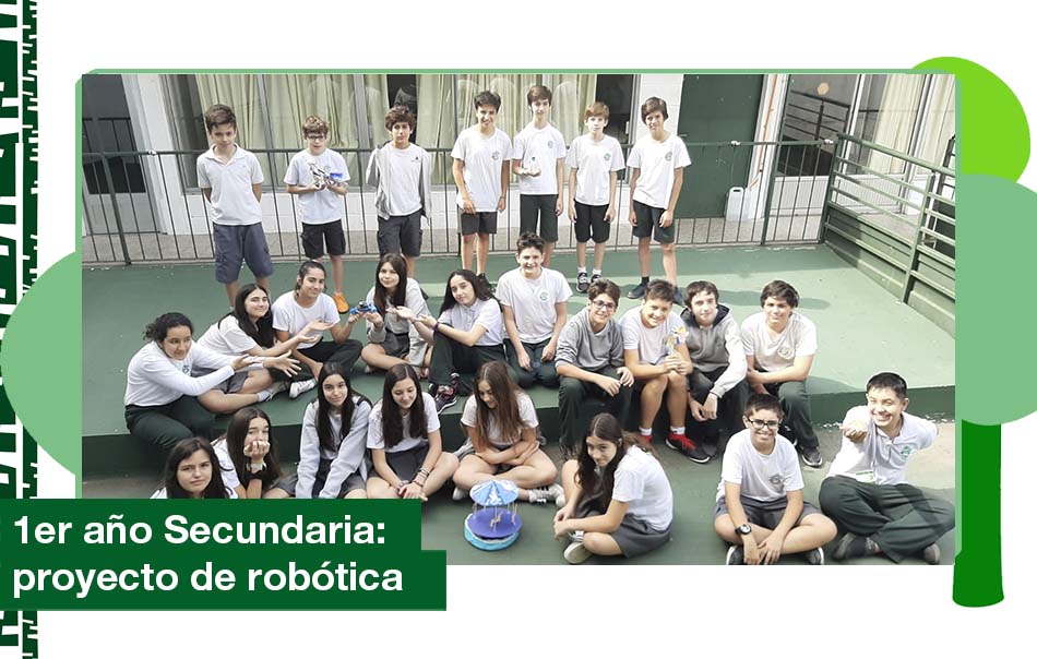 2019: 1er año de Secundaria, proyecto de robótica.