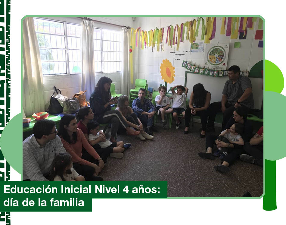 2019: Educación Inicial Nivel 4 años, día de la familia