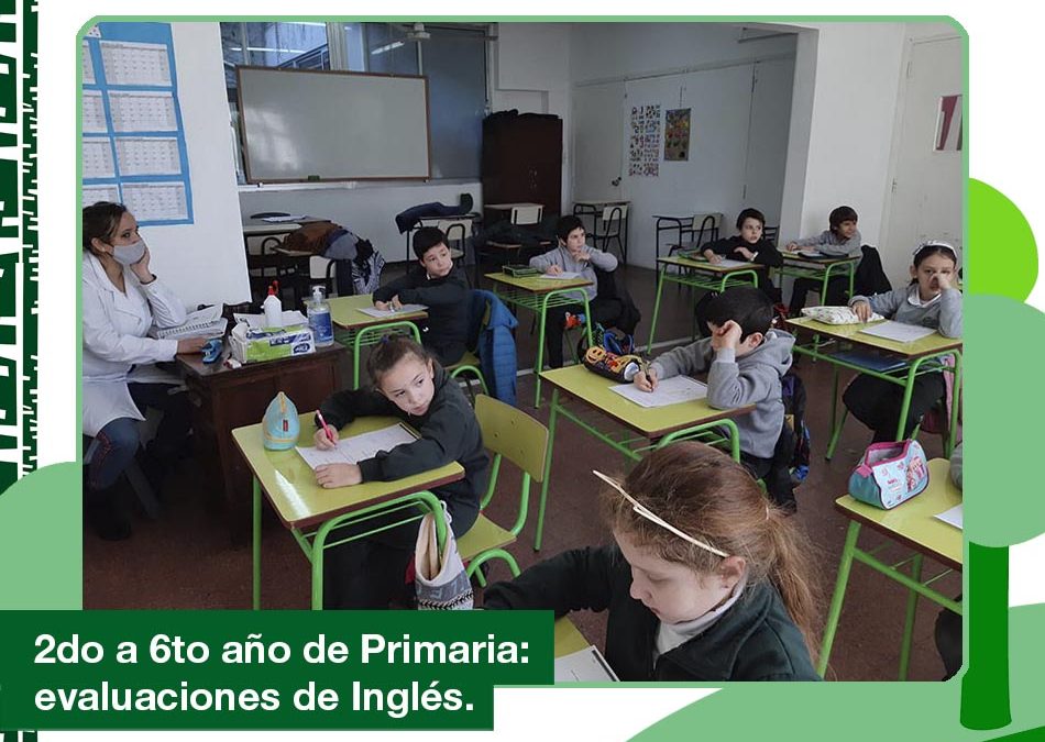 2020: evaluaciones de Inglés en Primaria