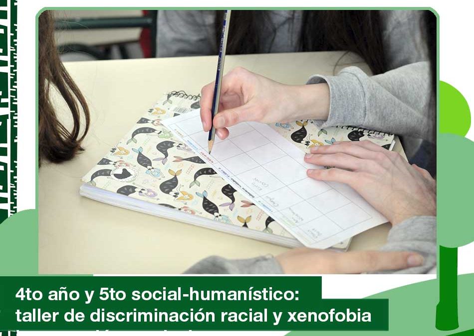 2020: Taller de discriminación racial y xenofobia