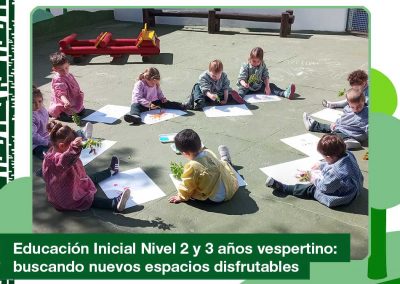 2020: Educación Inicial Nivel 2 y 3 años vespertino.