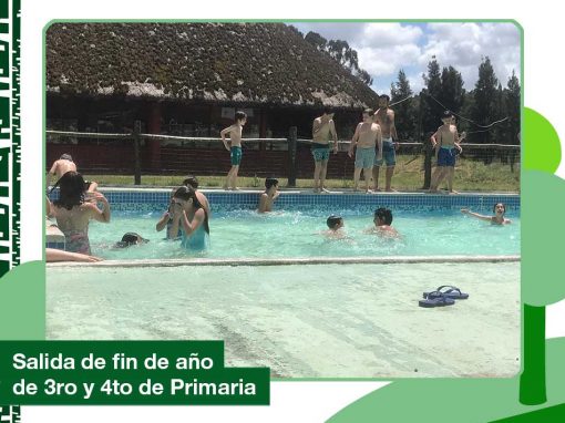 2020: paseo de fin de año de 3ro y 4to de Primaria