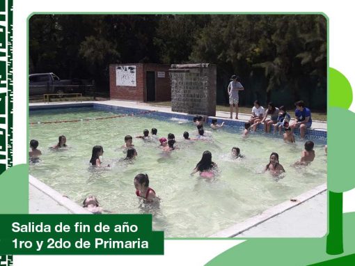 2020: paseo de fin de año de 1ro y 2do de Primaria